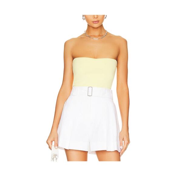 A.L.C. 'Dean' Yellow Polyester Top Size XS - Picture 1 of 4